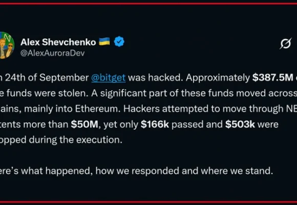 Near Intents Slams Door on $50M in Bitget Hack Laundering Flows