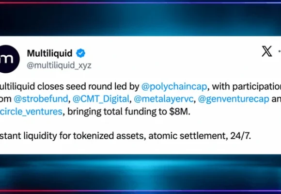 Multiliquid Raises $8M to Challenge Slow Settlement on Wall Street